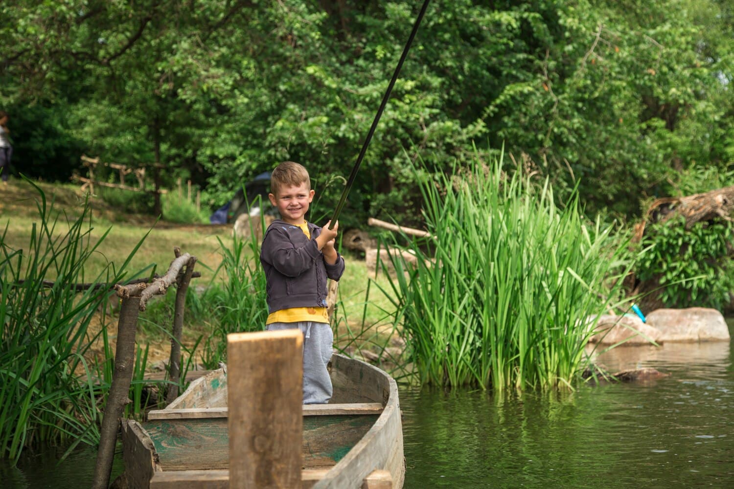Fishing Dawes Arboretum Ponds in Central Ohio