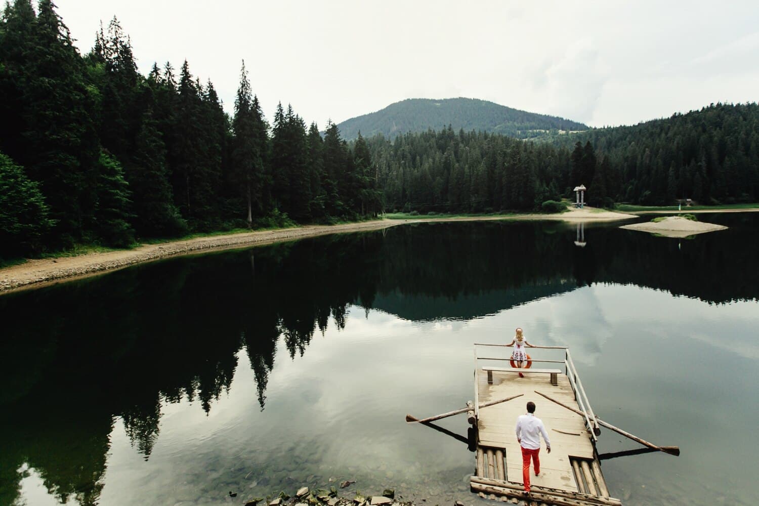 Fishing Hatcher Reservoir Near Pagosa Springs