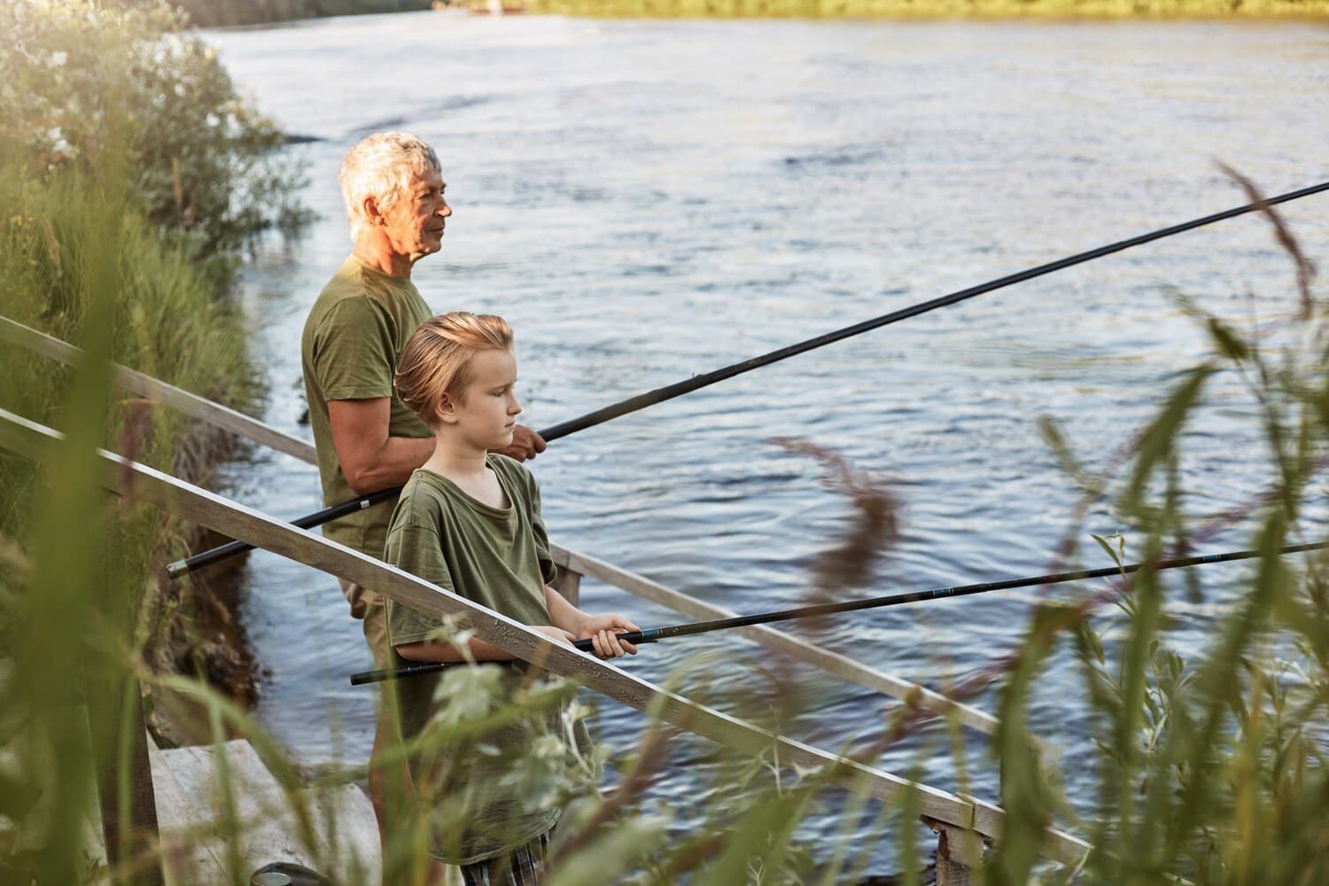 Fishing Tyler State Park Lake in East Texas
