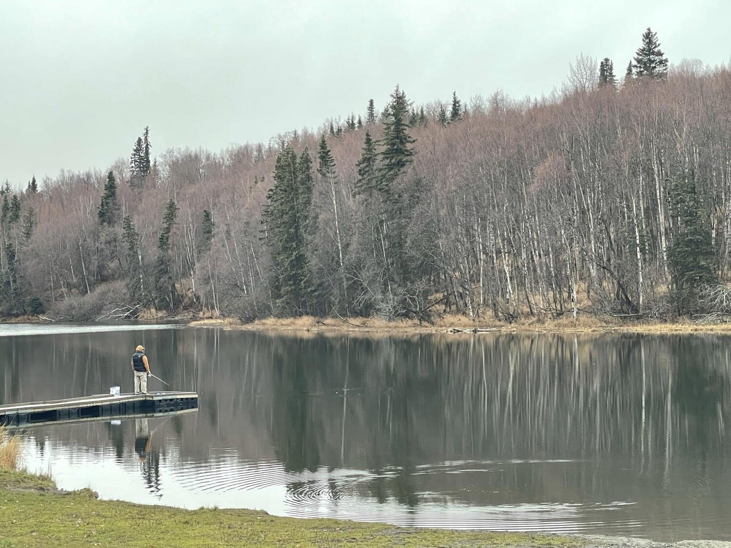Fishing Monastery Lake in the Pecos Wilderness
